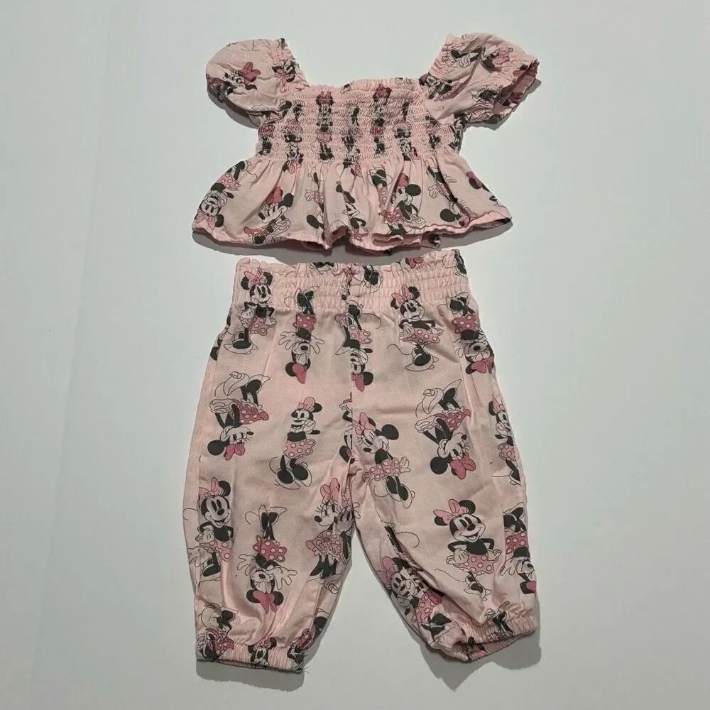 Disney Baby Minnie Mouse 2 Piece Girls outfit | Size 3-6 Months